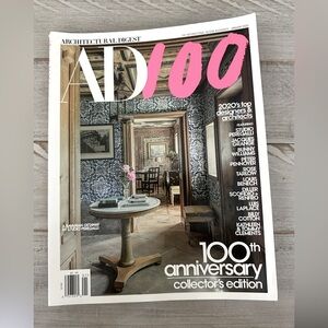 Architectural Digest 100th Anniversary Collector's Edition January 2020 Edition